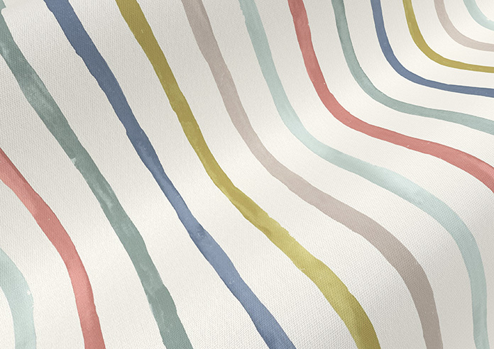 Vintage Stripe, Promenade - Roman Blind - Image 4